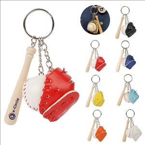 Mini Baseball Keychain
